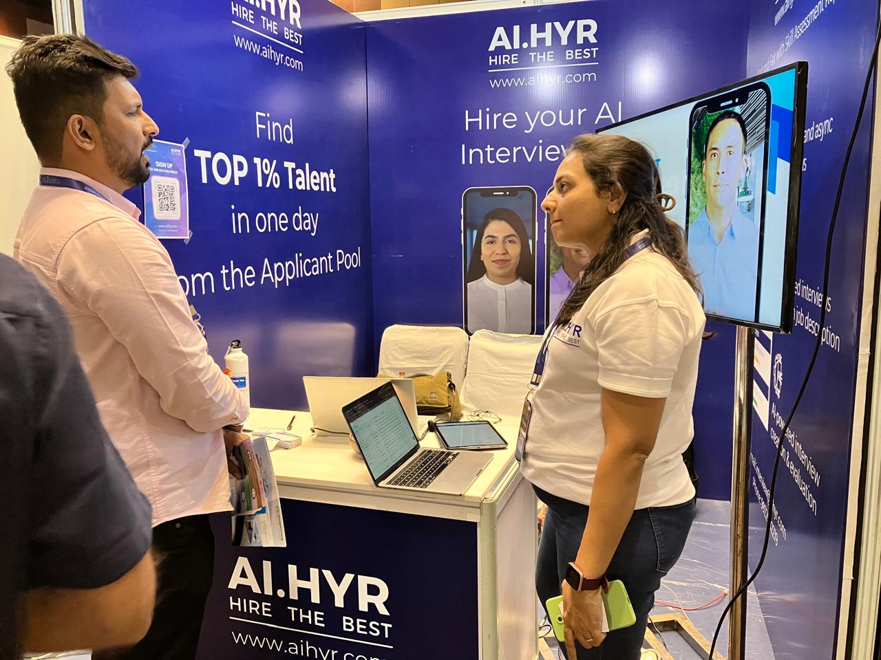 Booth demonstration
