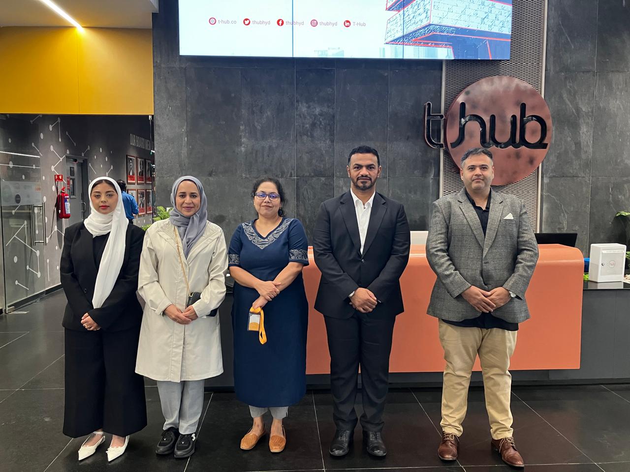 Team at T-Hub reception